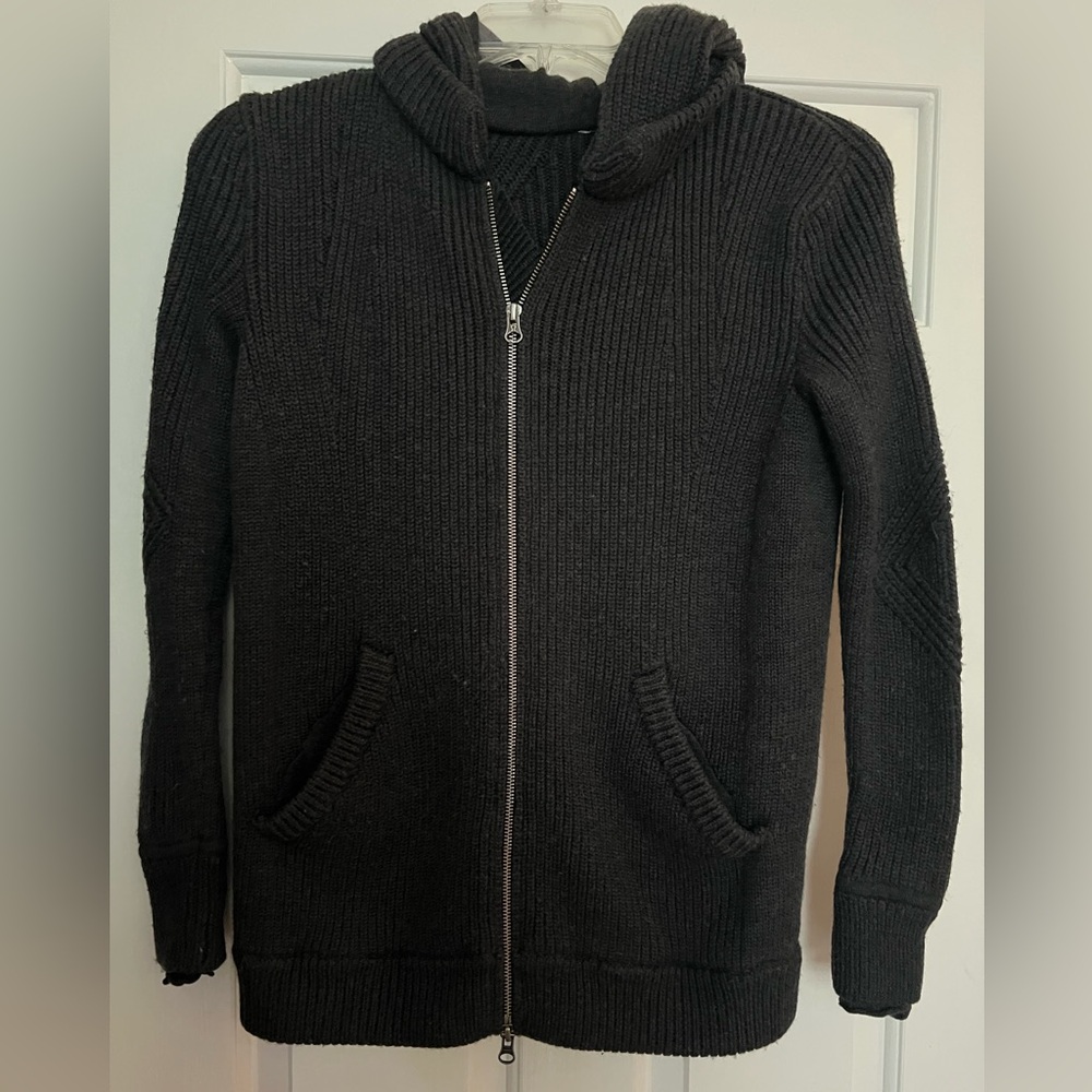 Lululemon Gray Zip-Up Hooded Sweater